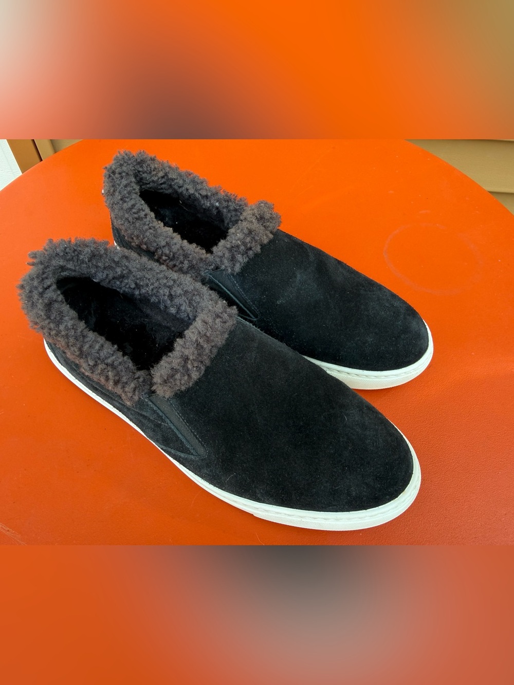 M.GEMI THE CERCHIO SHEARLING Sneakers Sz 41 * read description